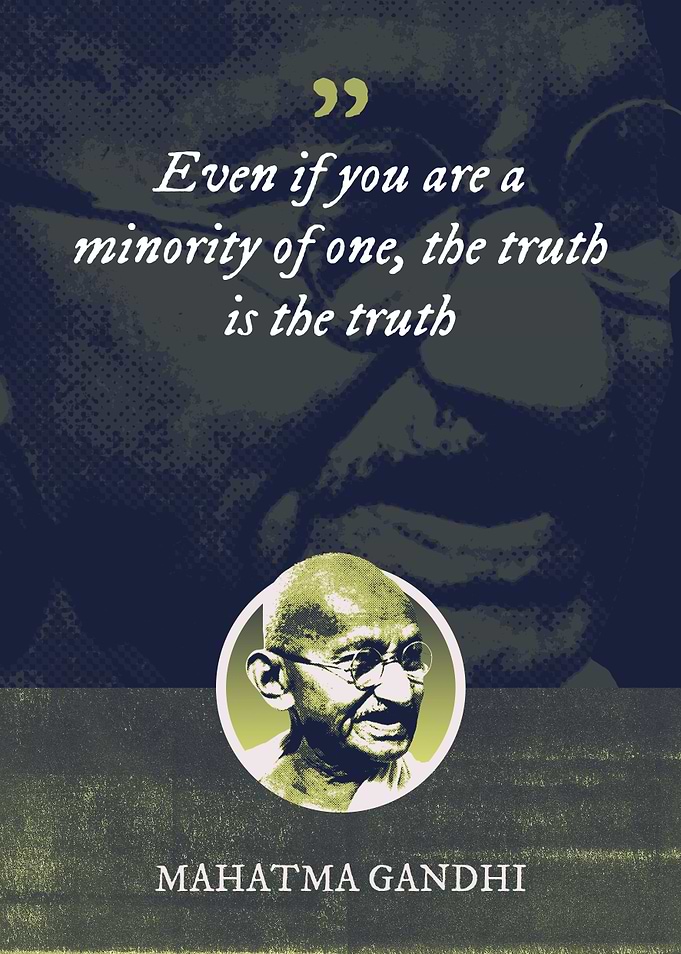 Even if you are a minority