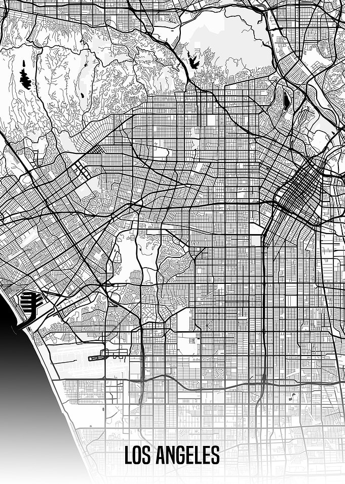 Los Angeles map
