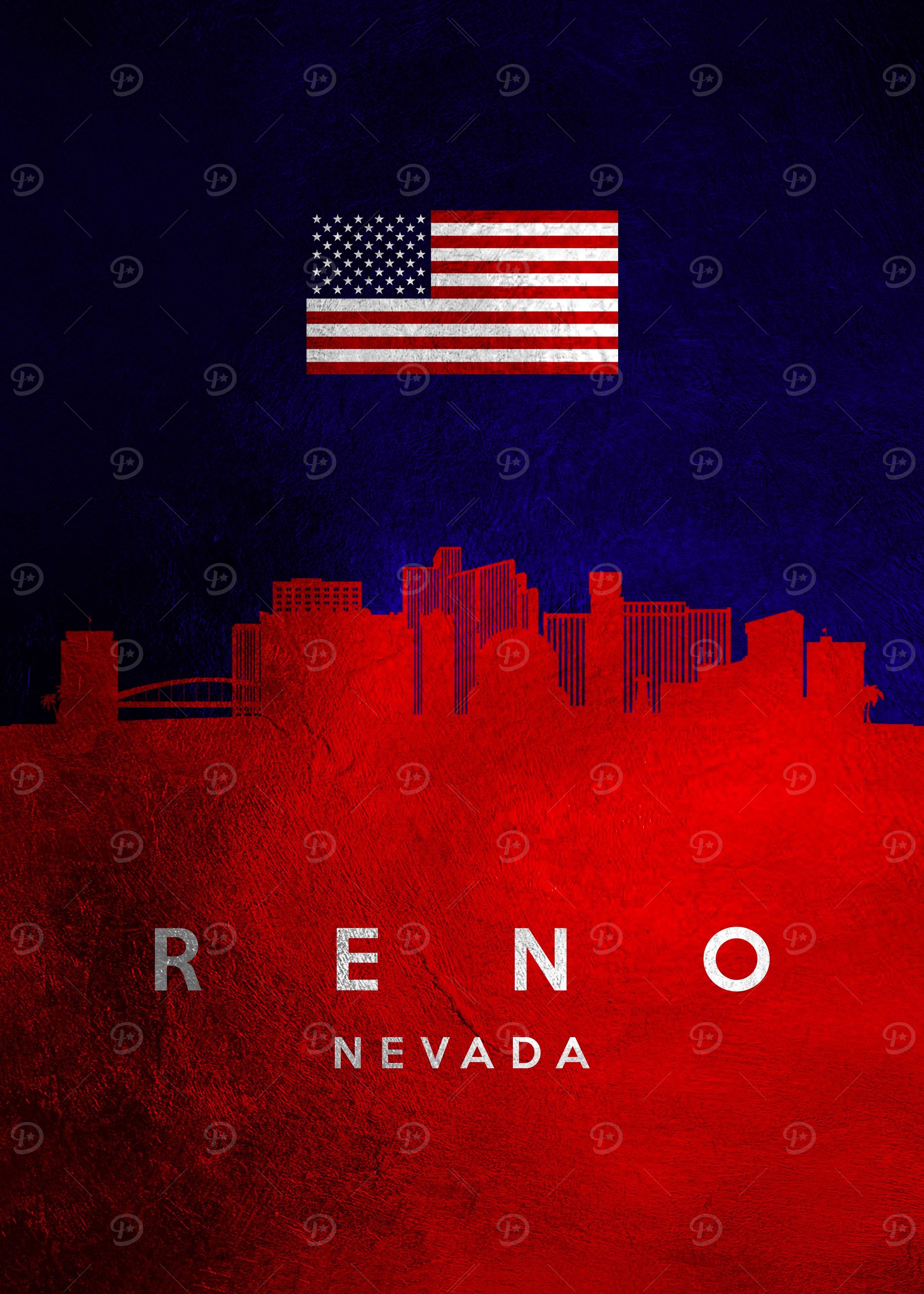 Reno Nevada Skyline