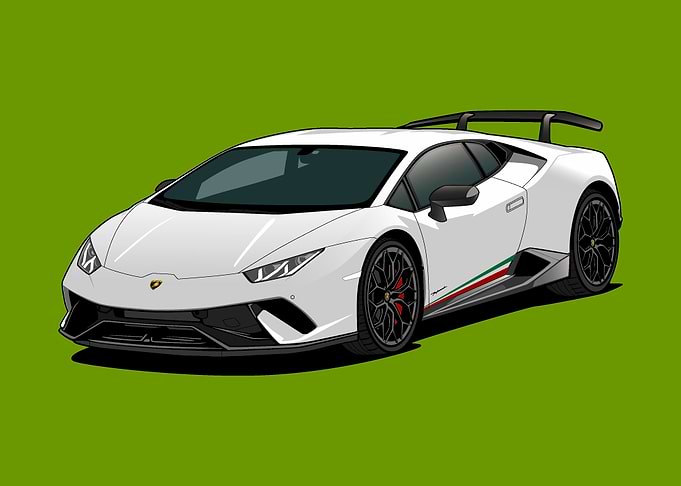 Lamborghini Huracan draw