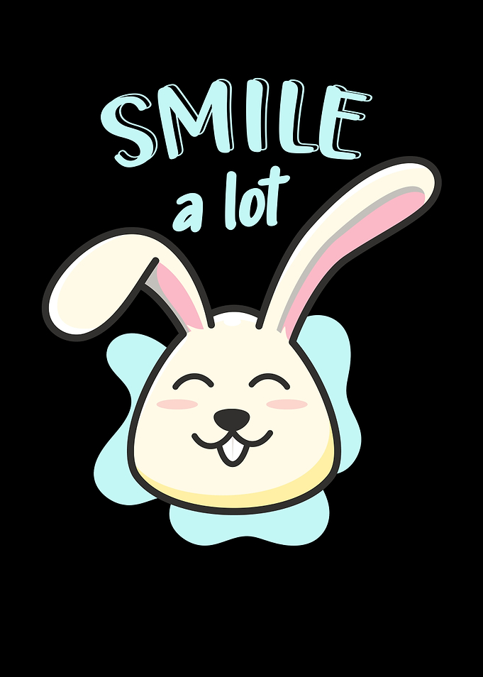 Cute Bunny Smile A Lot