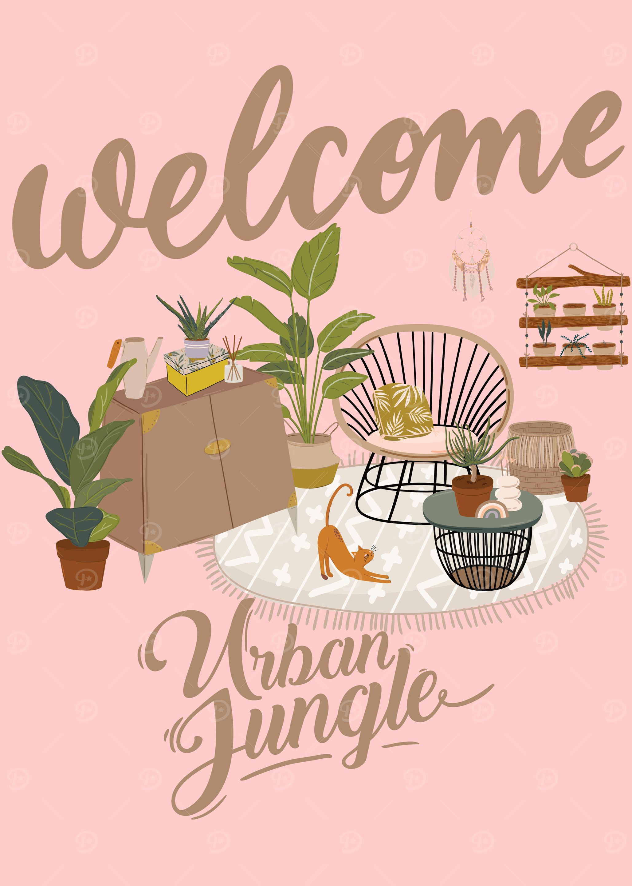 Welcome Urban Jungle Cat