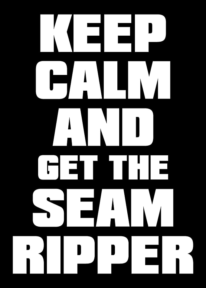 Funny sewing design