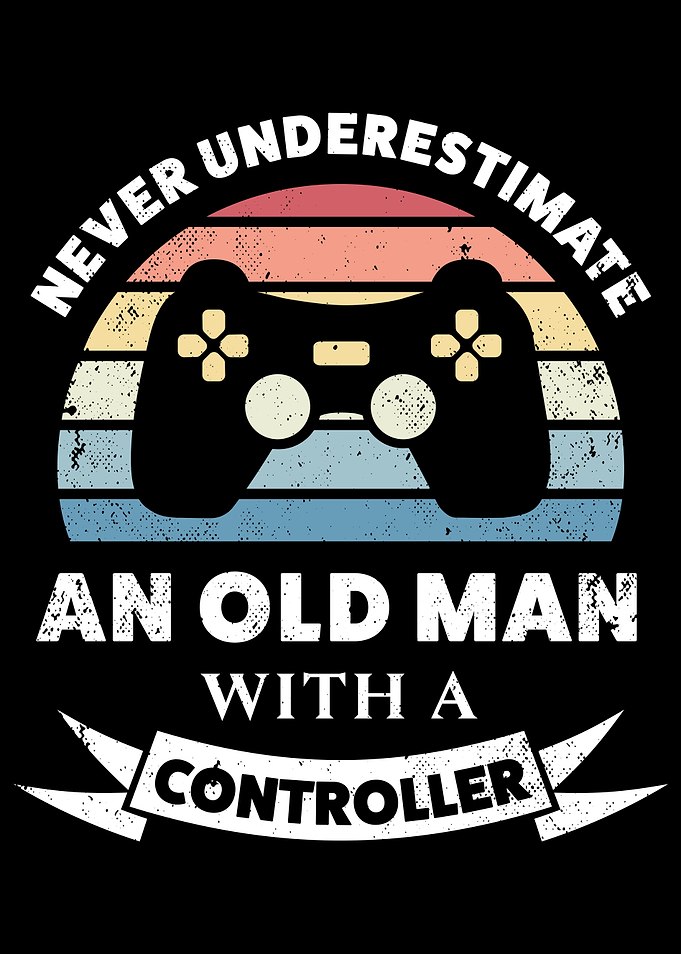 Old Man with a Controller