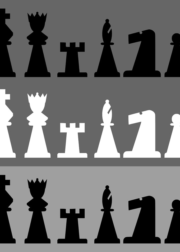 Chess Player Retro Vintage