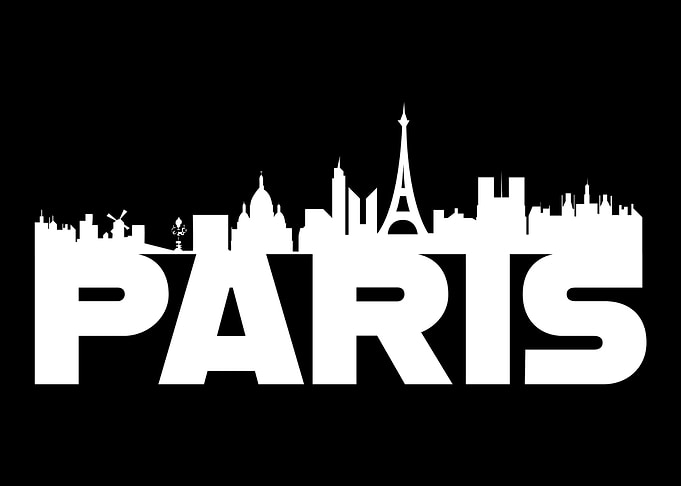 Paris France Skyline Gift