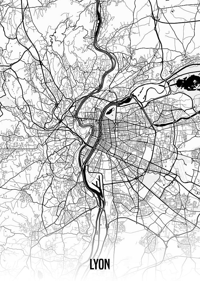 Lyon map