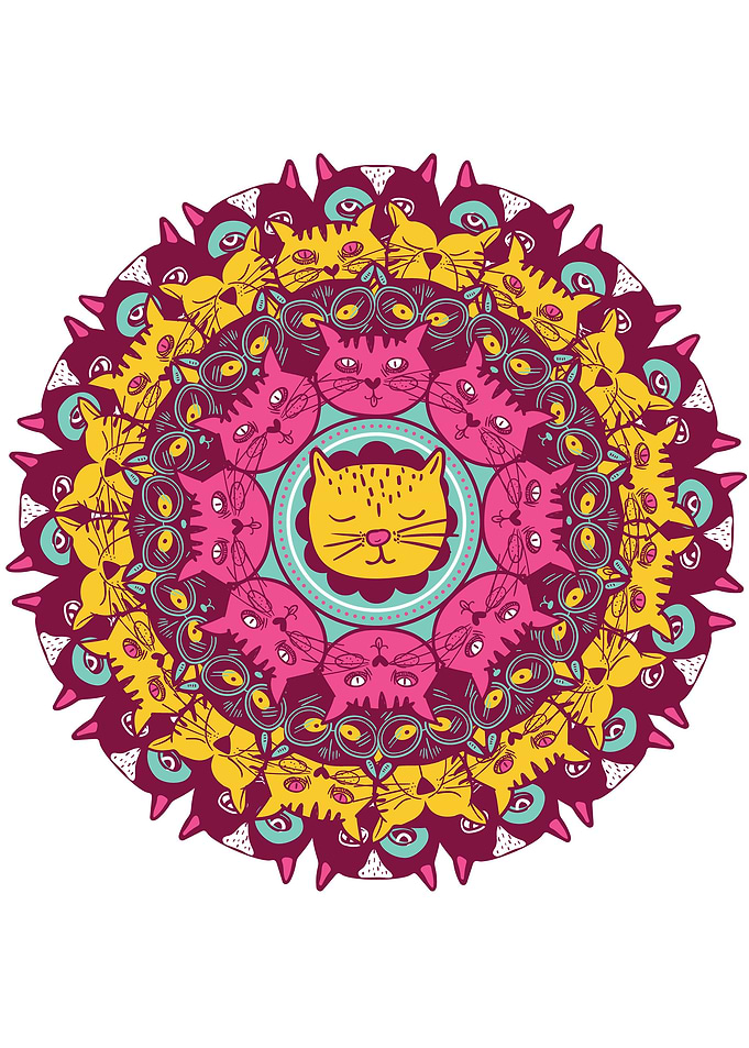 Cat Mandala