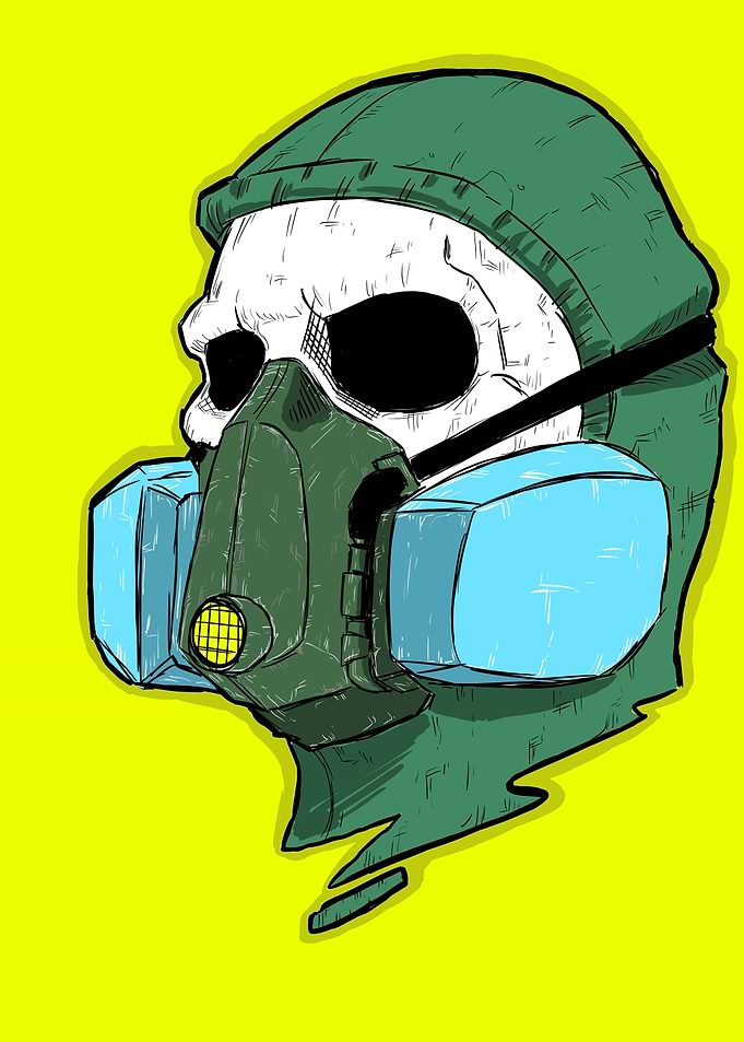 Antigas Skull Mask