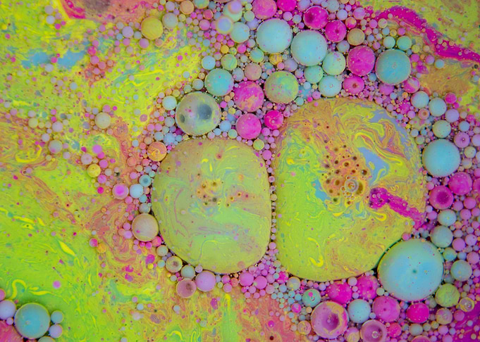 Bubbles Art Ladyfinger