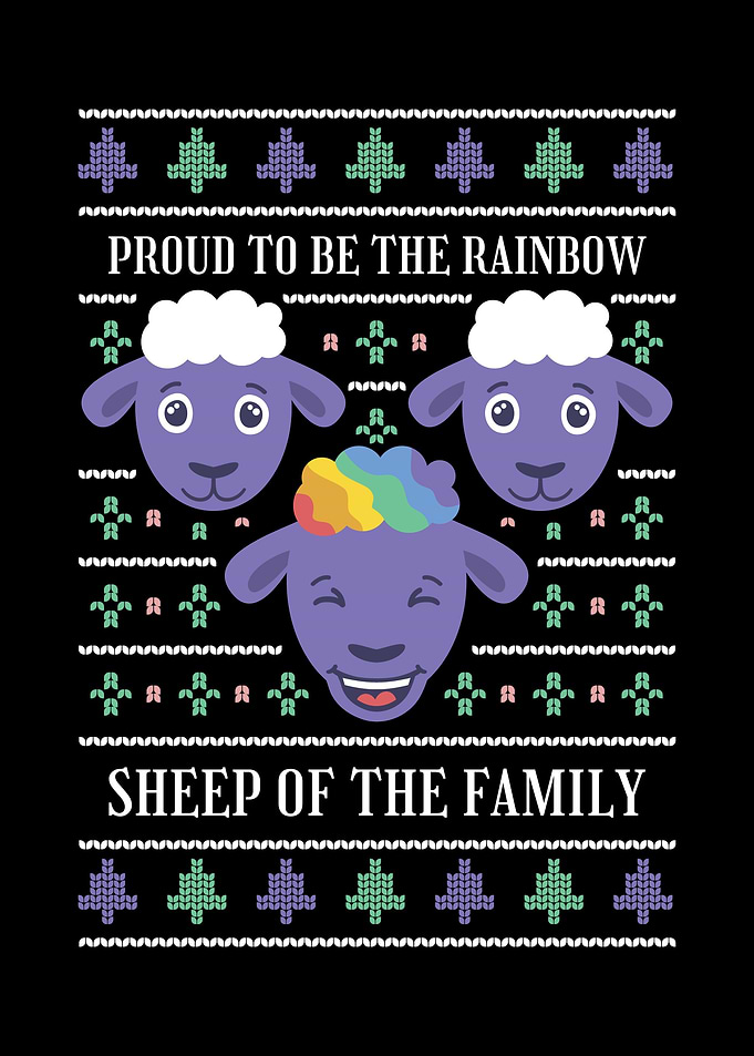 Ugly Christmas Rainbow