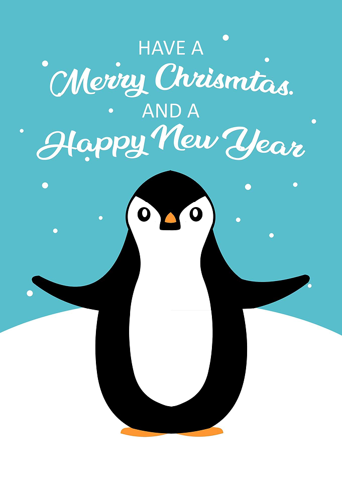 Merry Christmas Penguin