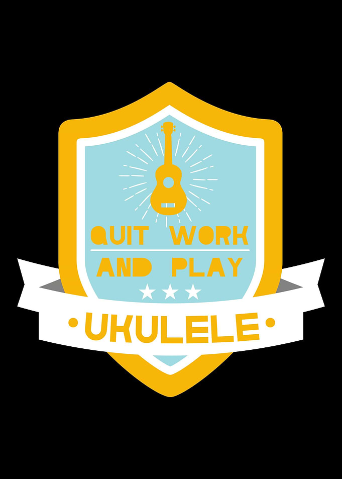 Ukulele Player Banjo