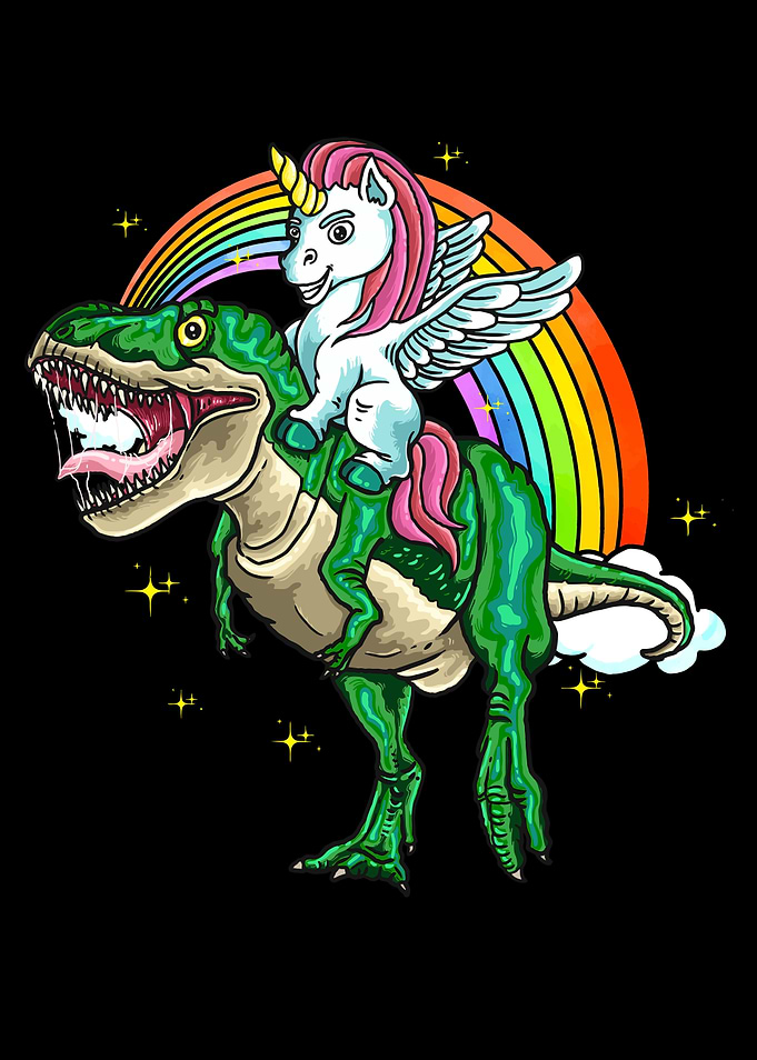 Unicorn Rides On TRex