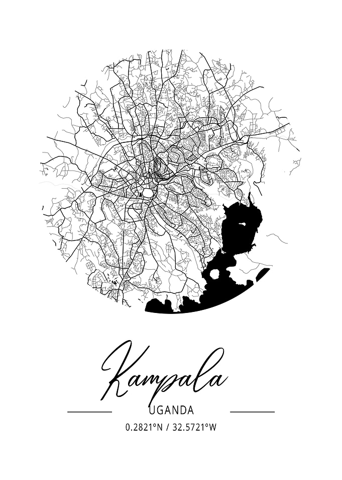 Kampala Area City Map