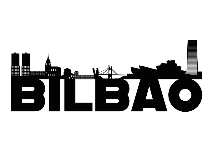 Bilbao Spain Skyline Gift