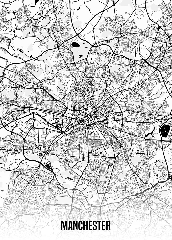 Manchester map