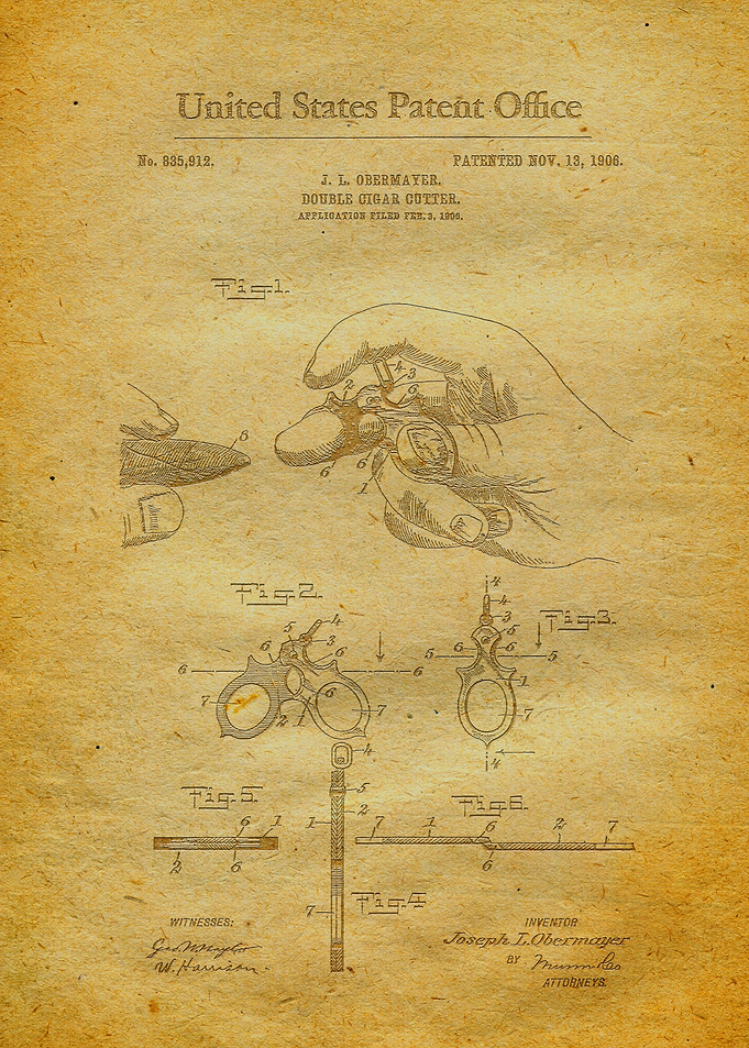 38 Cigar Cutter Patent 19