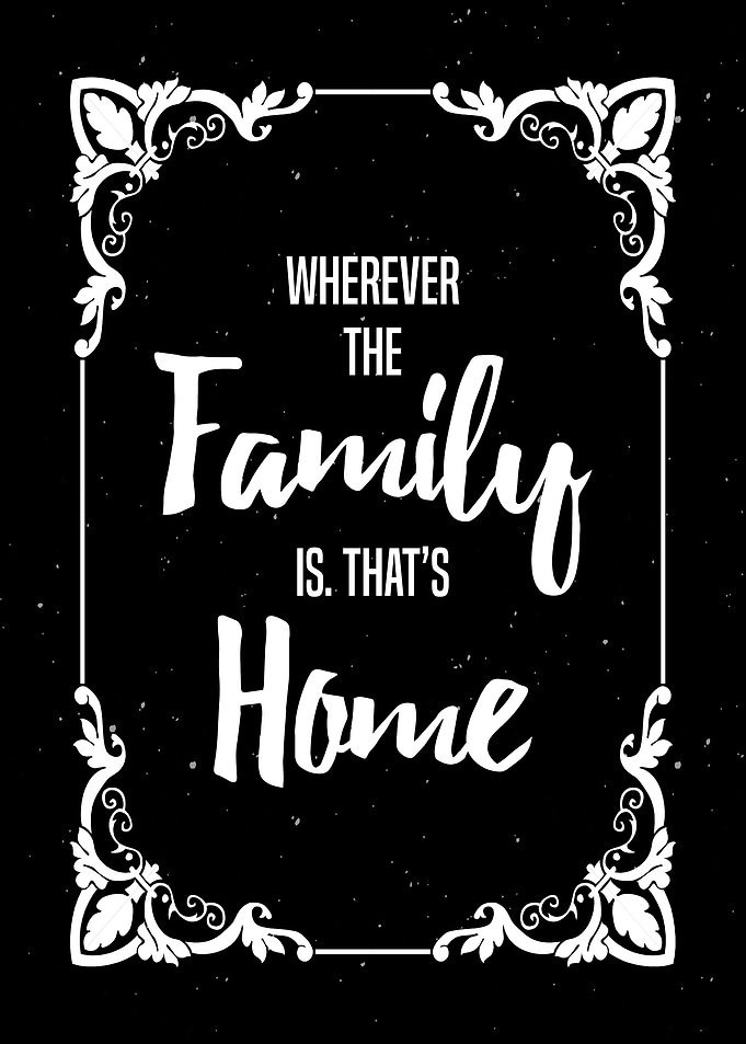 Whenever The Family Decor