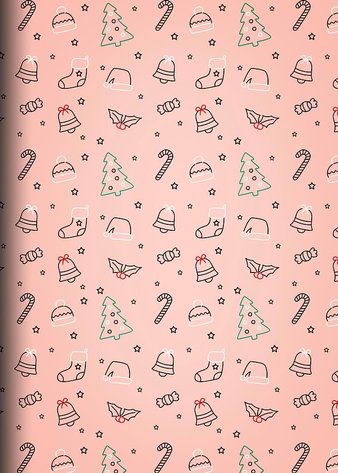 Pink Christmas Elements