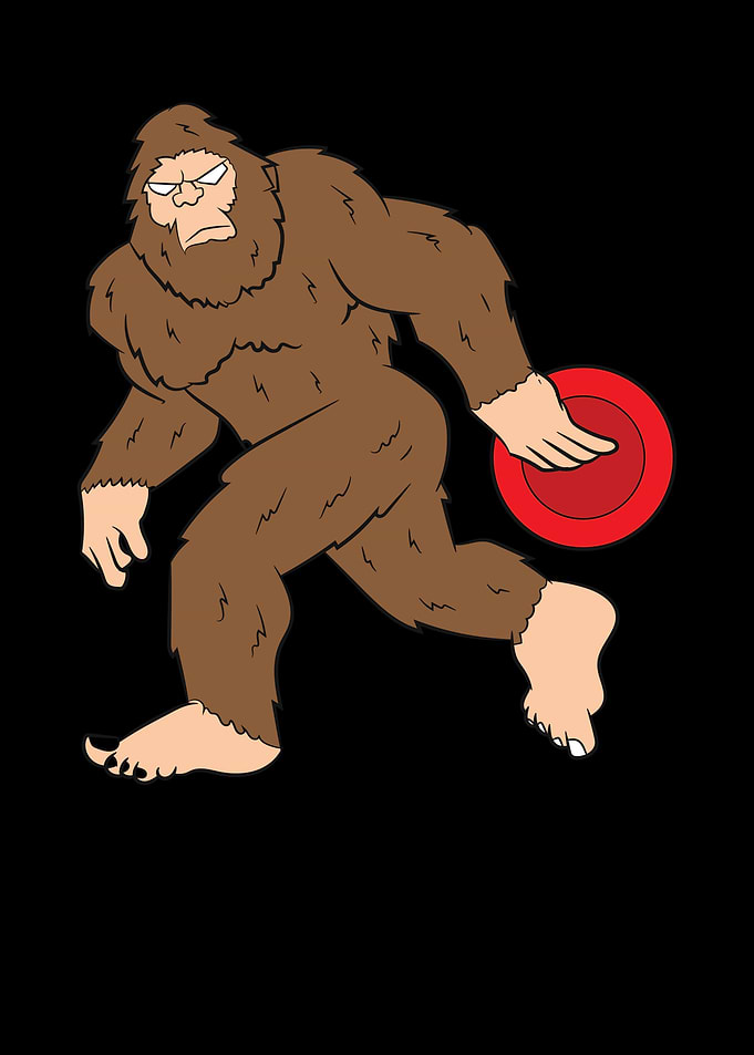 Funny Disc Golf Big Foot