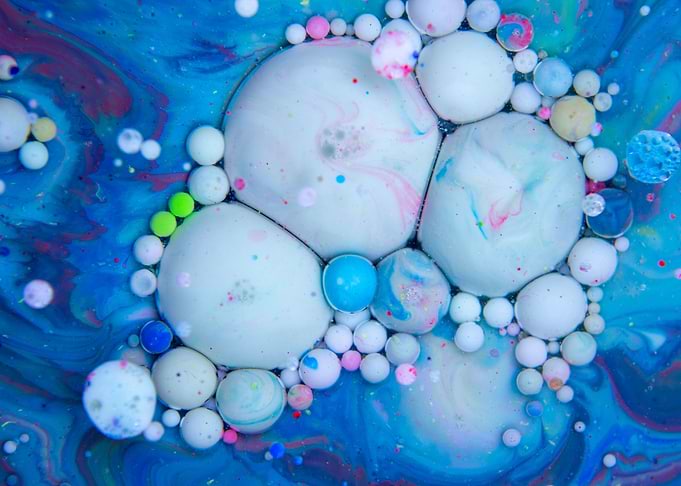 Bubbles Art Crab