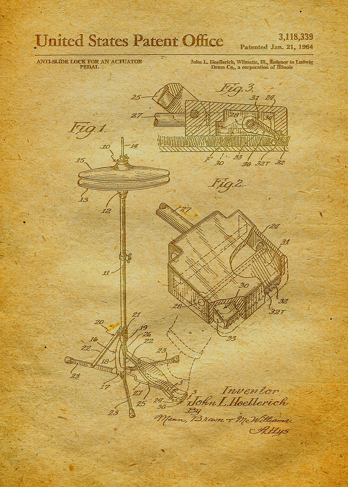 36 Hi Hat Stand Patent 19