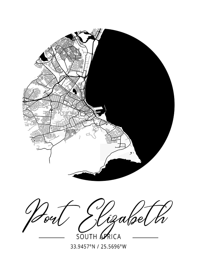 Port Elizabeth Area Map