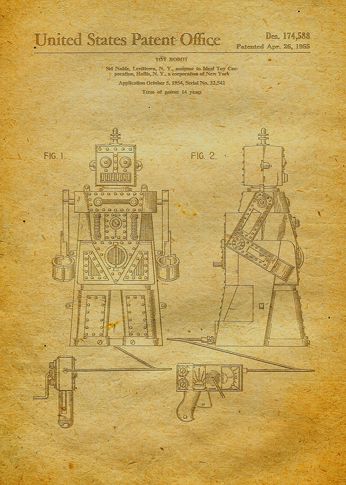 45 Robert the Robot Toy P