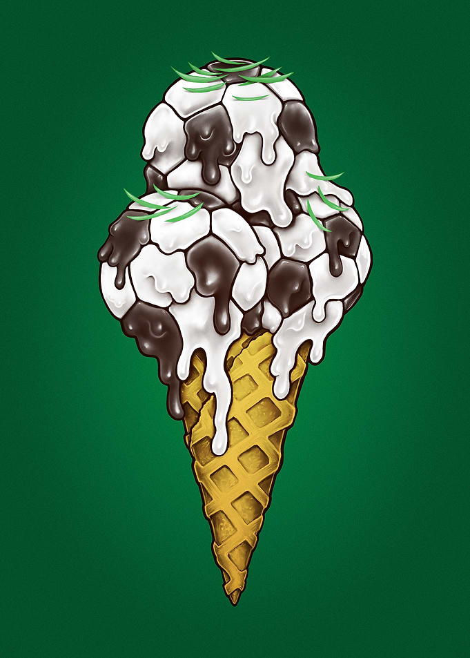 Ice Cream Soccer Balls