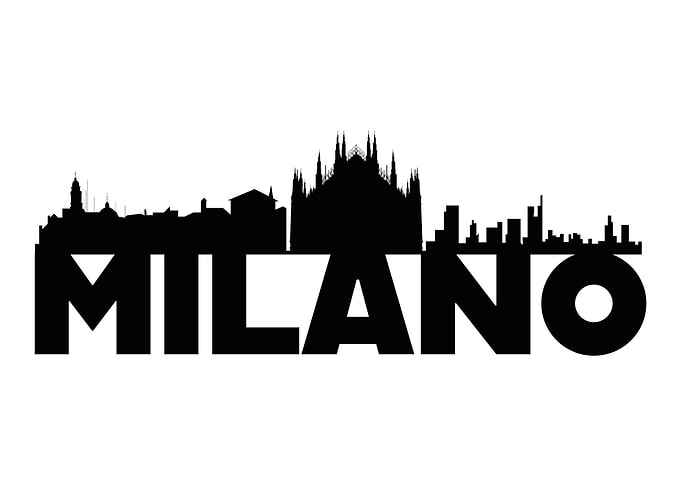 Milano Italy Skyline Gift