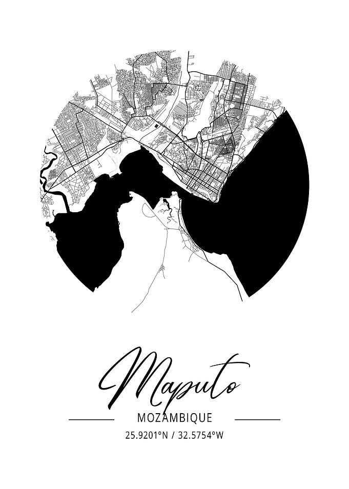 Maputo Area City Map
