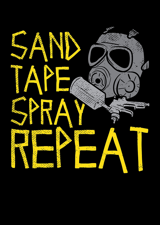 Sand Tape Spray Repeat For