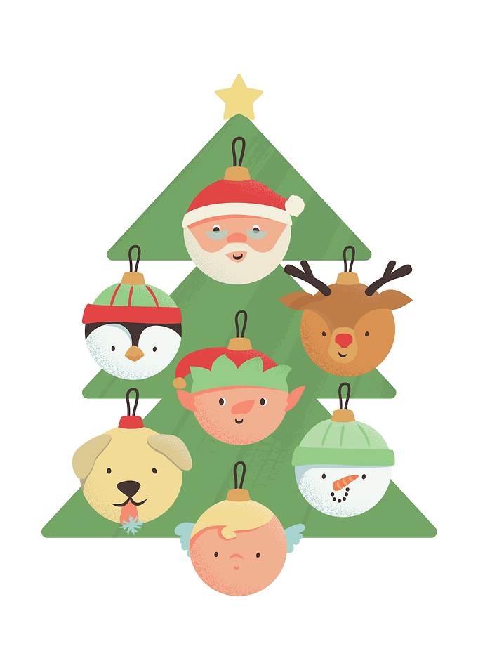 CHRISTMAS TREE CHARACTERS