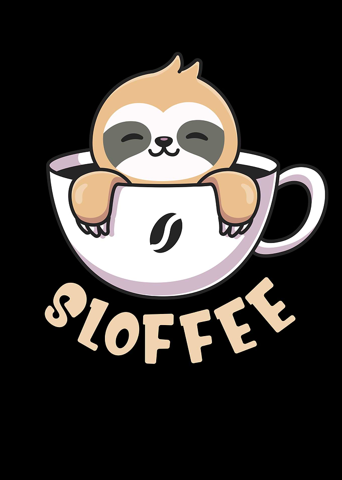 Sloffee Cute Sloth In Mug