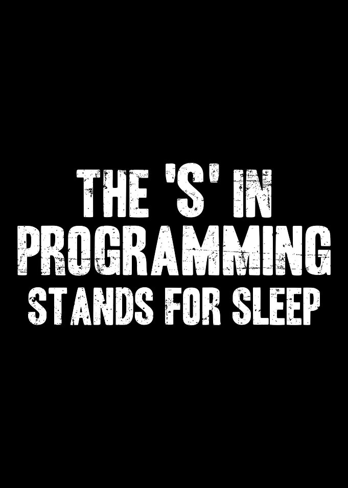 Programmer S Stands Sleep