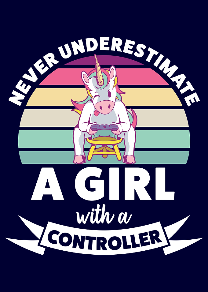 Girl with Controller Gift