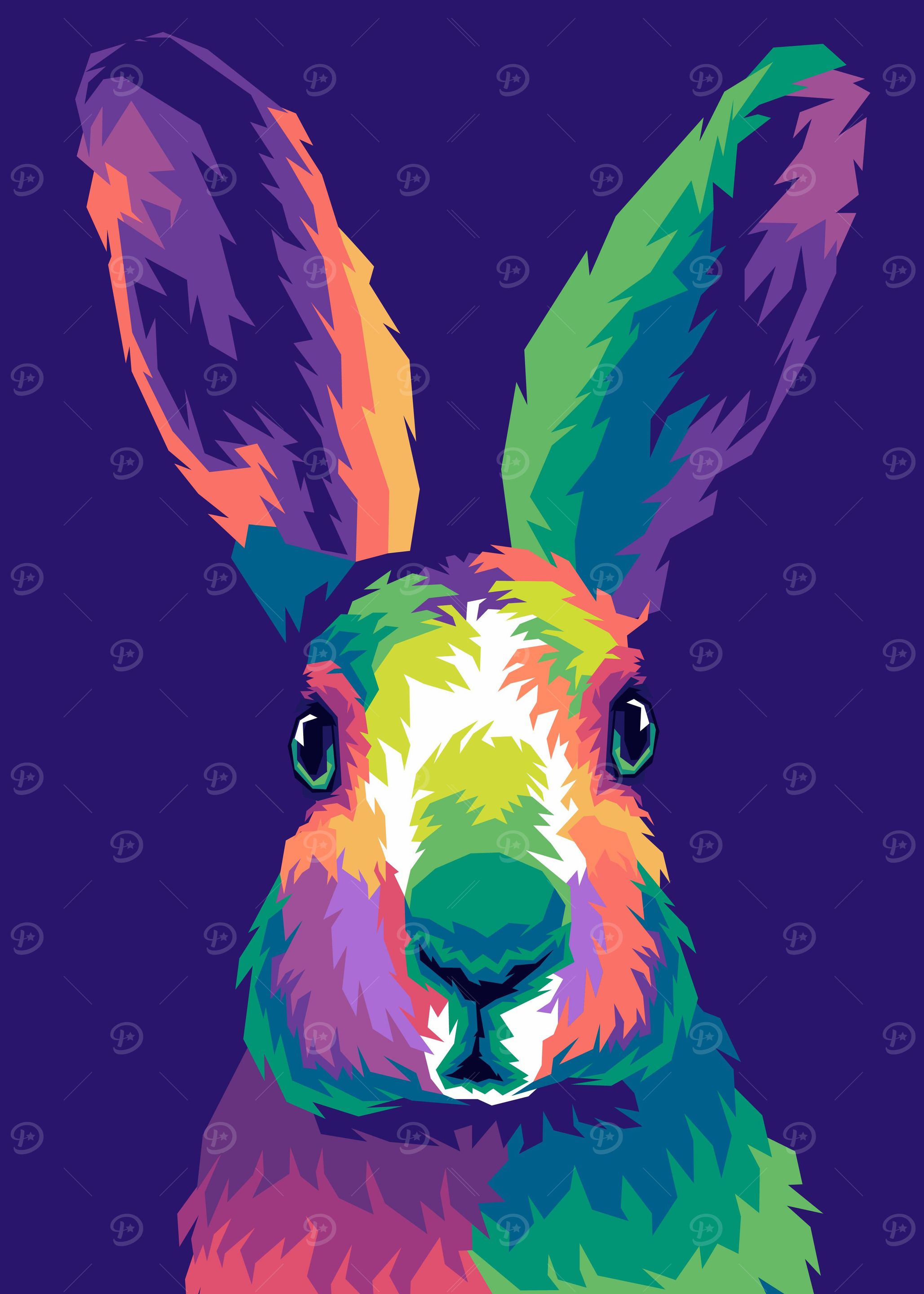 rabbit is looking ahead