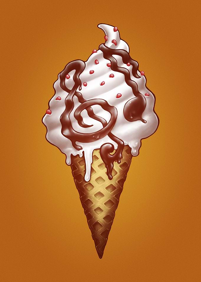Ice Cream Music Note