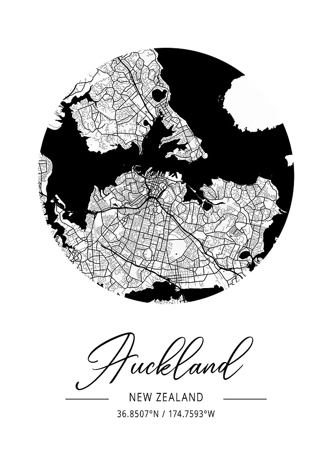 Auckland Area City Map
