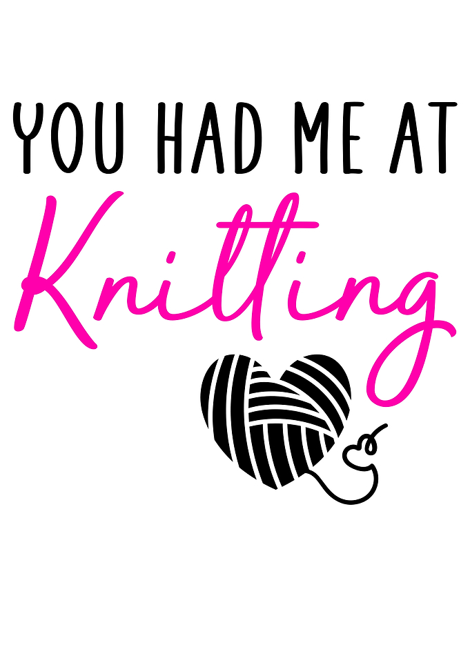 you had me at knitting