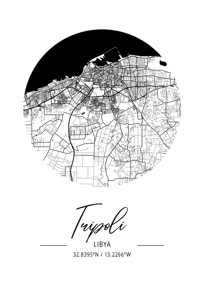 Tripoli Area City Map