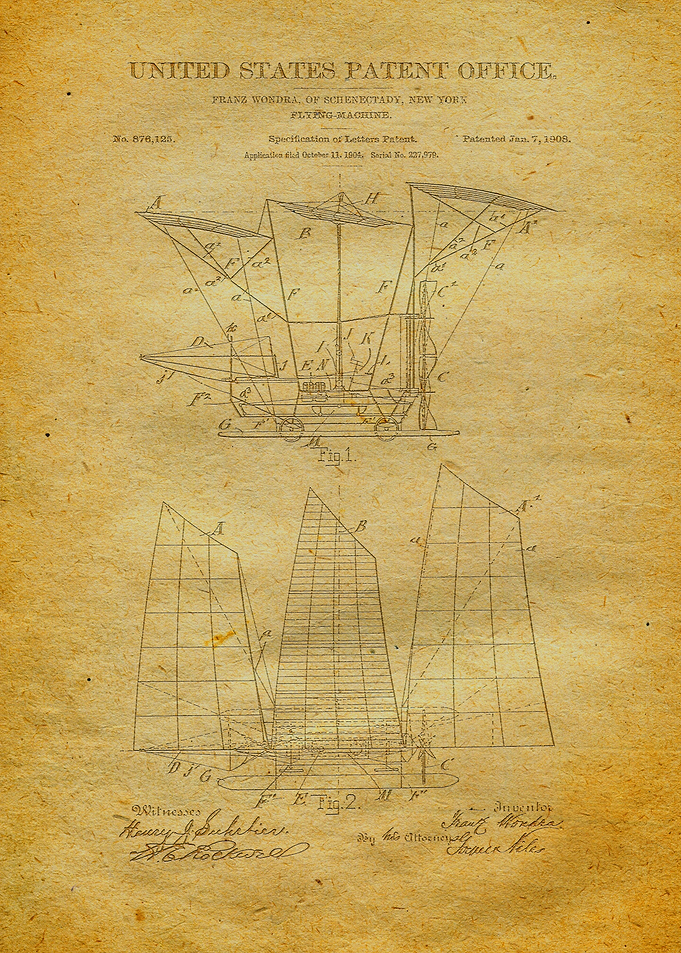 34 1908 Flying Machine Pa