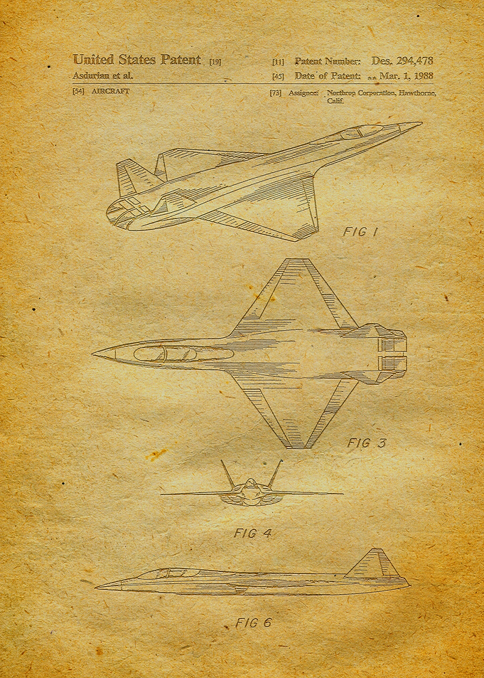 44 Northrop Stealth Airpl