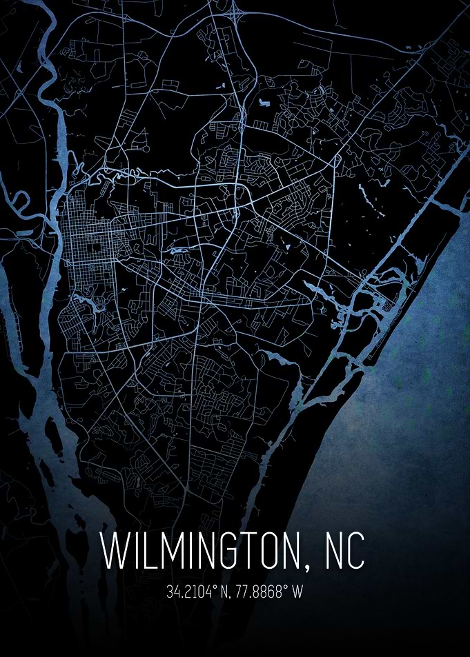 Wilmington NC Map