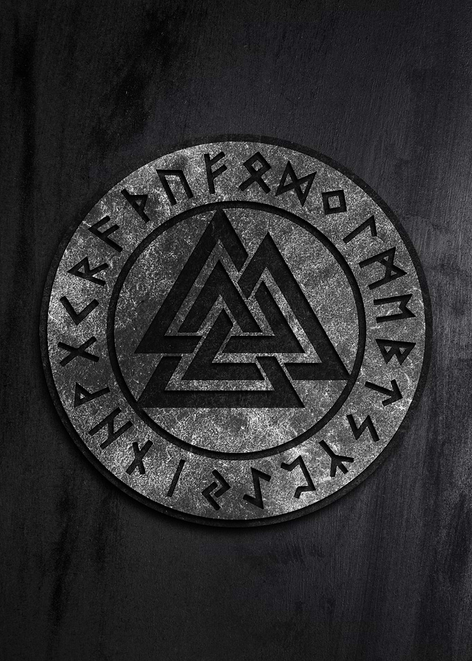 Valknut Viking symbol