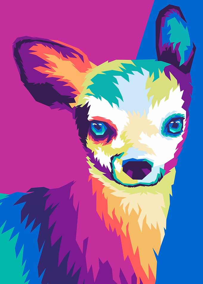 Baby deer wpap