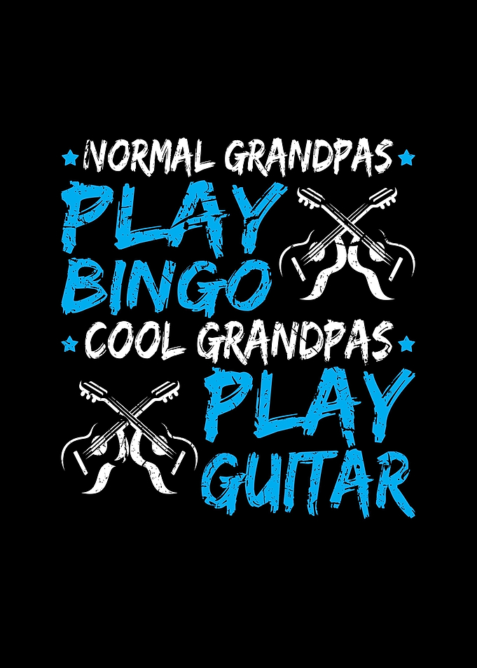 Grandpa Play Guitar Gift