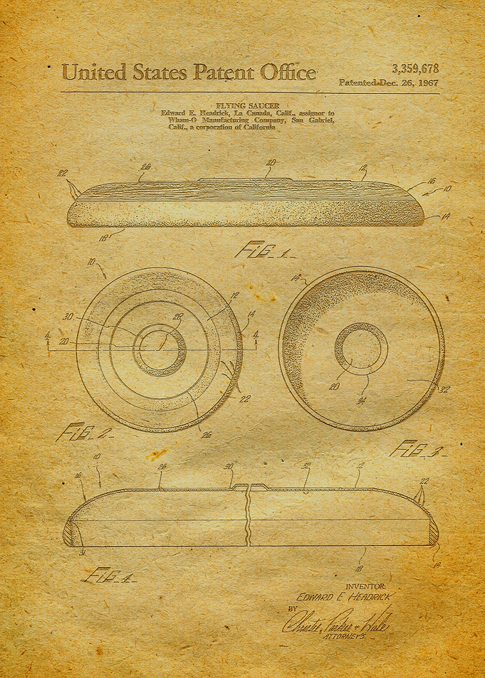 26 Flying Disc Patent