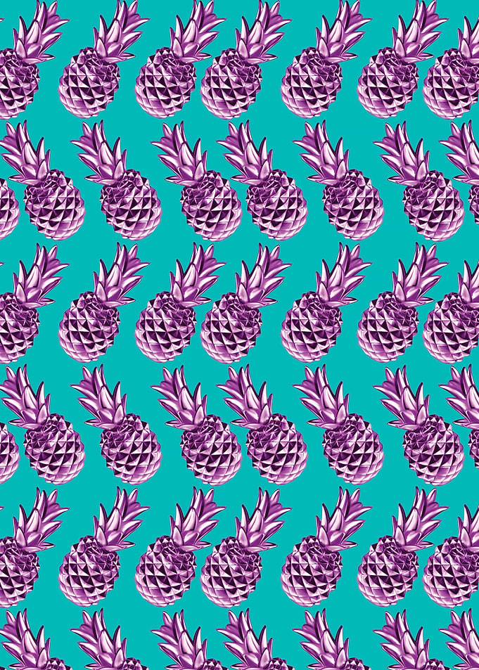 Pink Pineapples Pattern